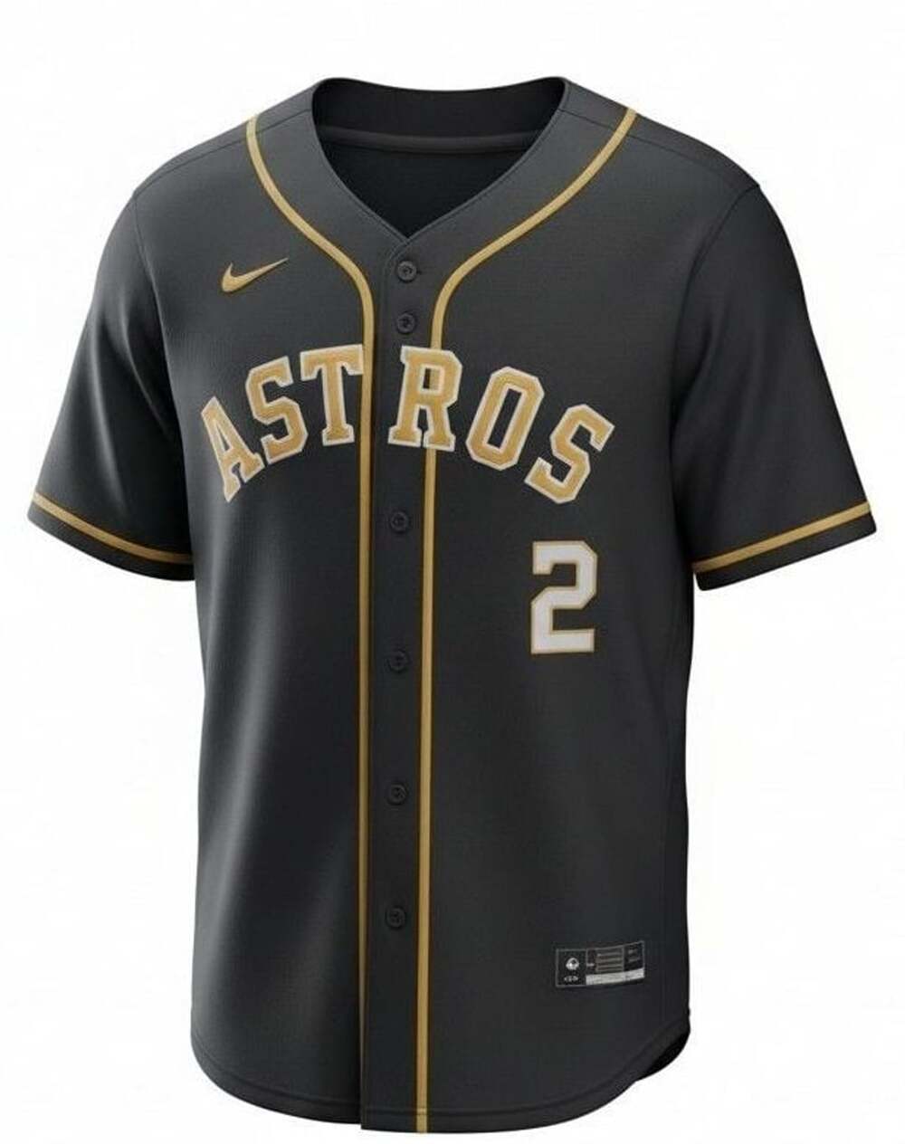 Nike Houston Astros Alex Bregman Size 52 Jersey